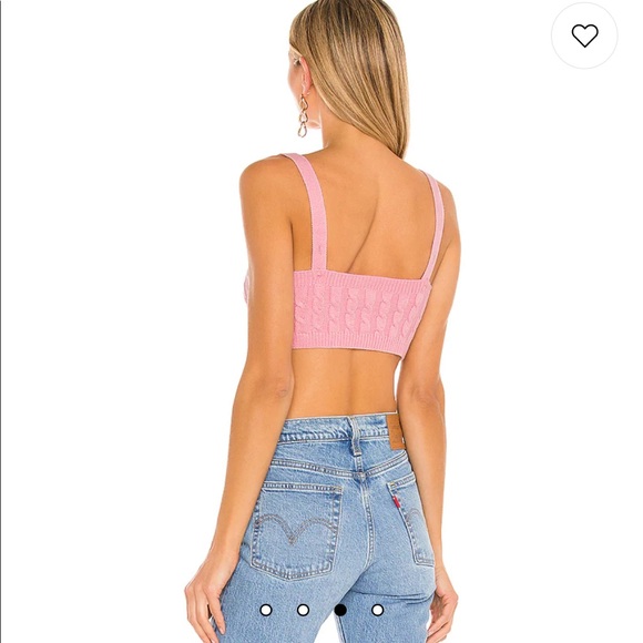 525 America | Cable Tiny Tank In Flamingo Pink - Picture 3 of 11